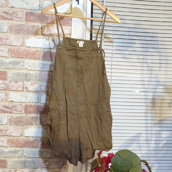 Billabong Olive Green Overalls - Picture 1 of 2